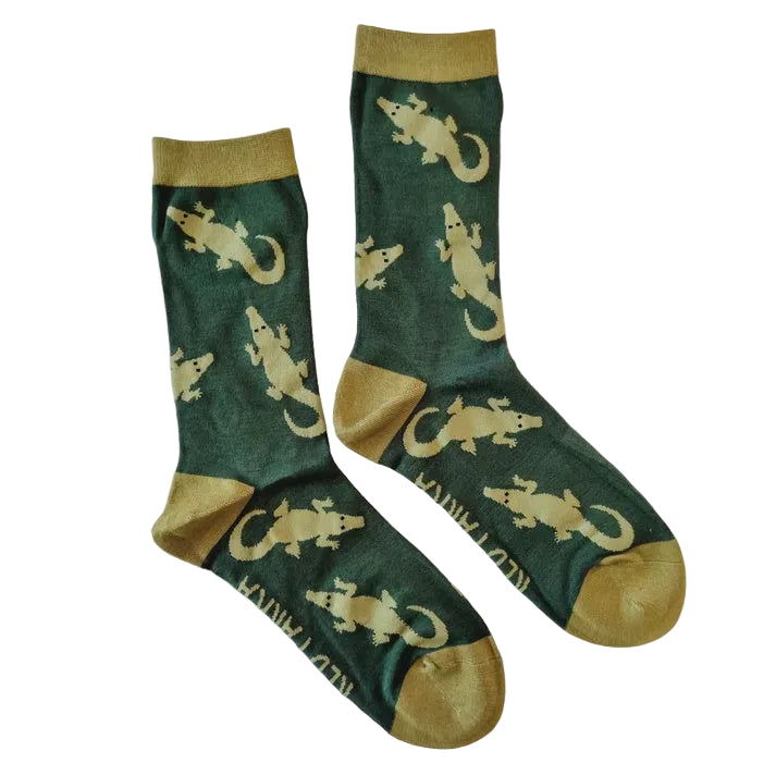 Crocodile Socks EX Large (44-48) Socks Good Socks