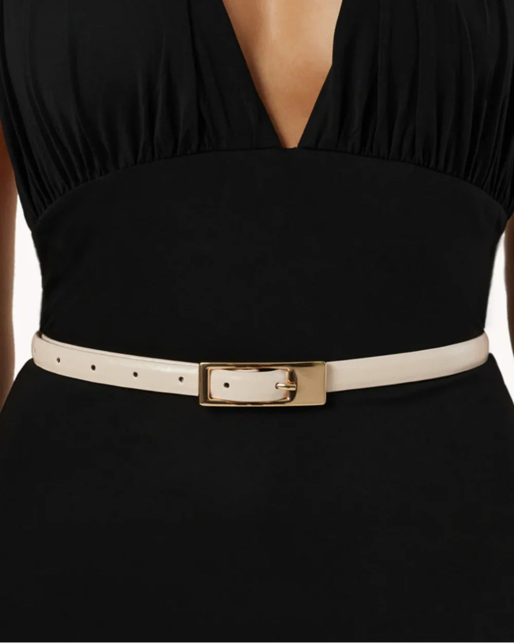 Gloria Belt Bone Shine Gold - Global Free Style