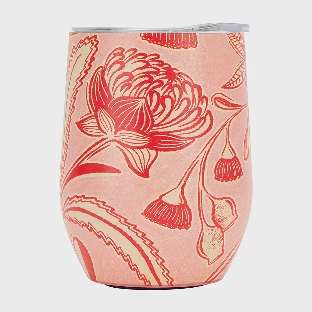 Drink Tumbler - Double Walled Trailing Natives - Global Free Style