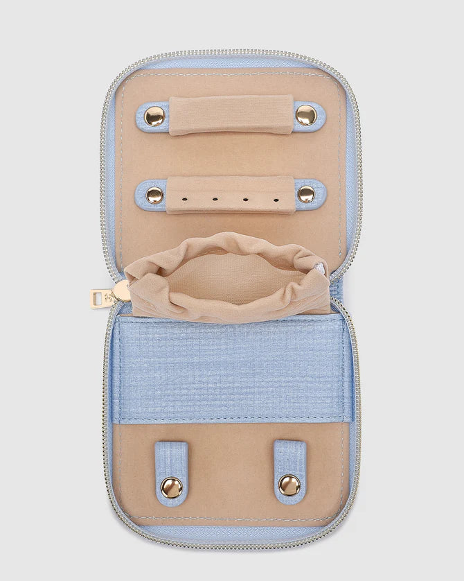 Juniper Jewellery Case Pastel Blue Bags and Purses Louenhide   