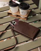 Suki Phone Bag Chocolate Bags and Purses Louenhide