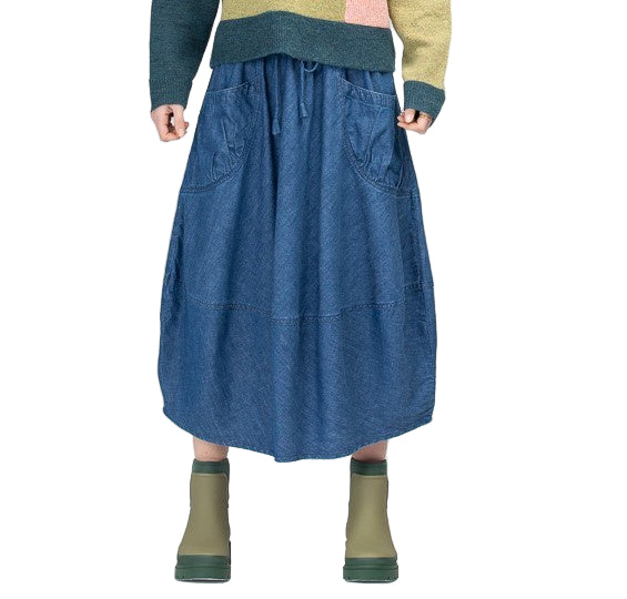 Guru Skirt Mid Wash Denim Skirts Boom Shankar 6