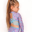 Ava Open Back Girls Swimwear Kids Dresses Fernleigh Avenue