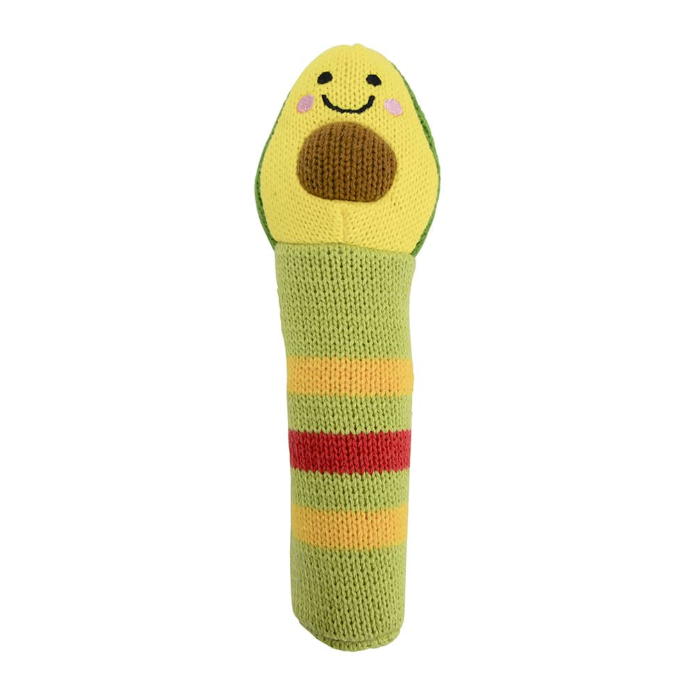 Knit Hand Rattle Avocado Gifts and Accessories Annabel Trends   