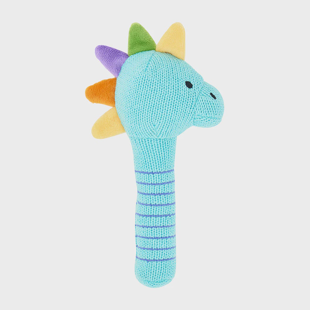 Hand Rattle Knit Dinosaur Gifts and Accessories Annabel Trends