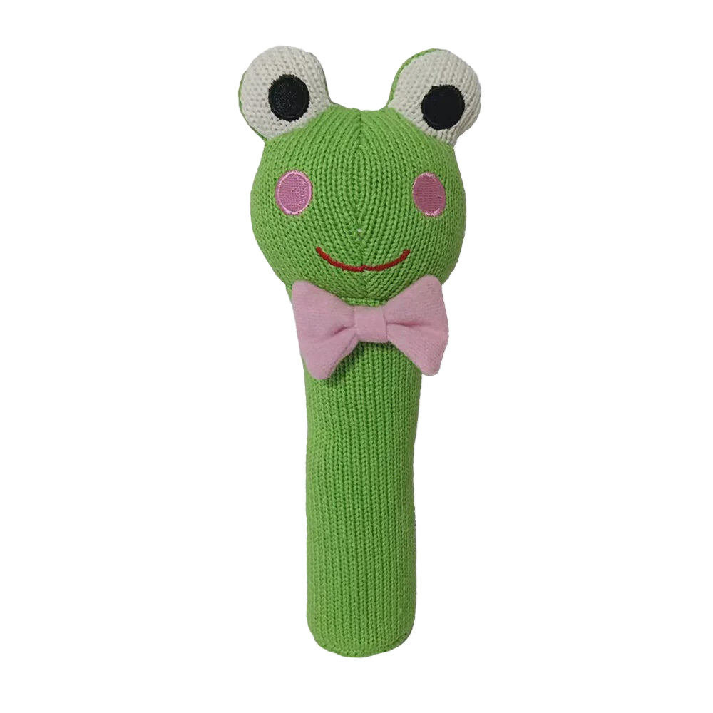 Hand Rattle Knit Frog Gifts and Accessories Annabel Trends