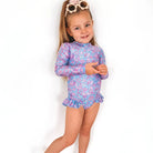 Ava Open Back Girls Swimwear Kids Dresses Fernleigh Avenue