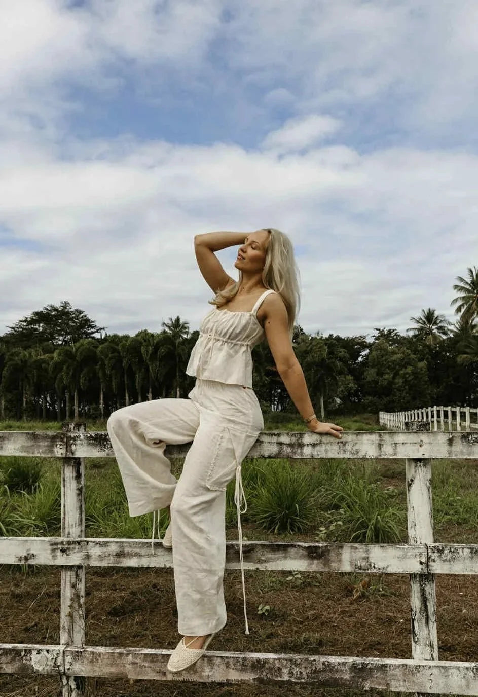 Envelope Pants White Bottoms Jollou