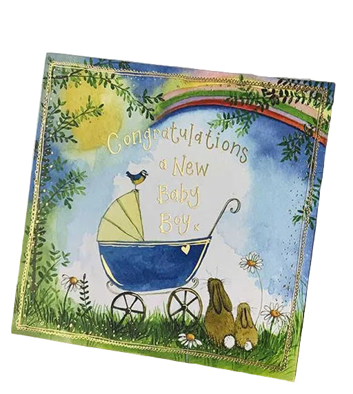 Sunshine Blue Pram Cards and Wrap Waterlyn
