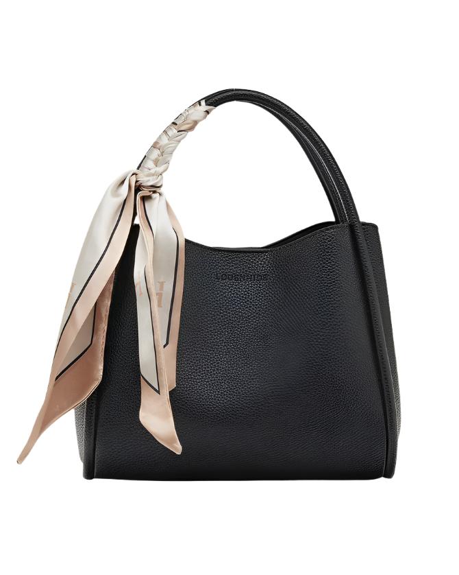 Steffie Mini Tote Bag Black Bags and Purses Louenhide   