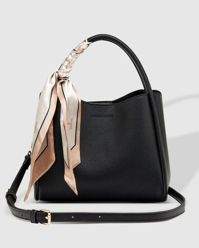 Steffie Mini Tote Bag Black Bags and Purses Louenhide   