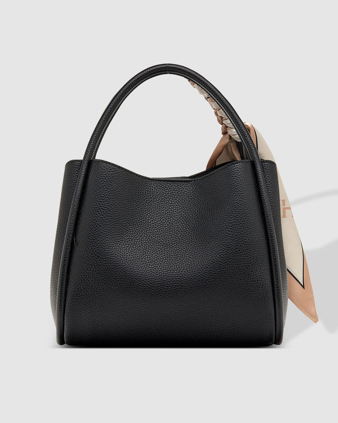 Steffie Mini Tote Bag Black Bags and Purses Louenhide   