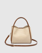 Steffie Mini Tote Bag Natural/Tan Bags and Purses Louenhide