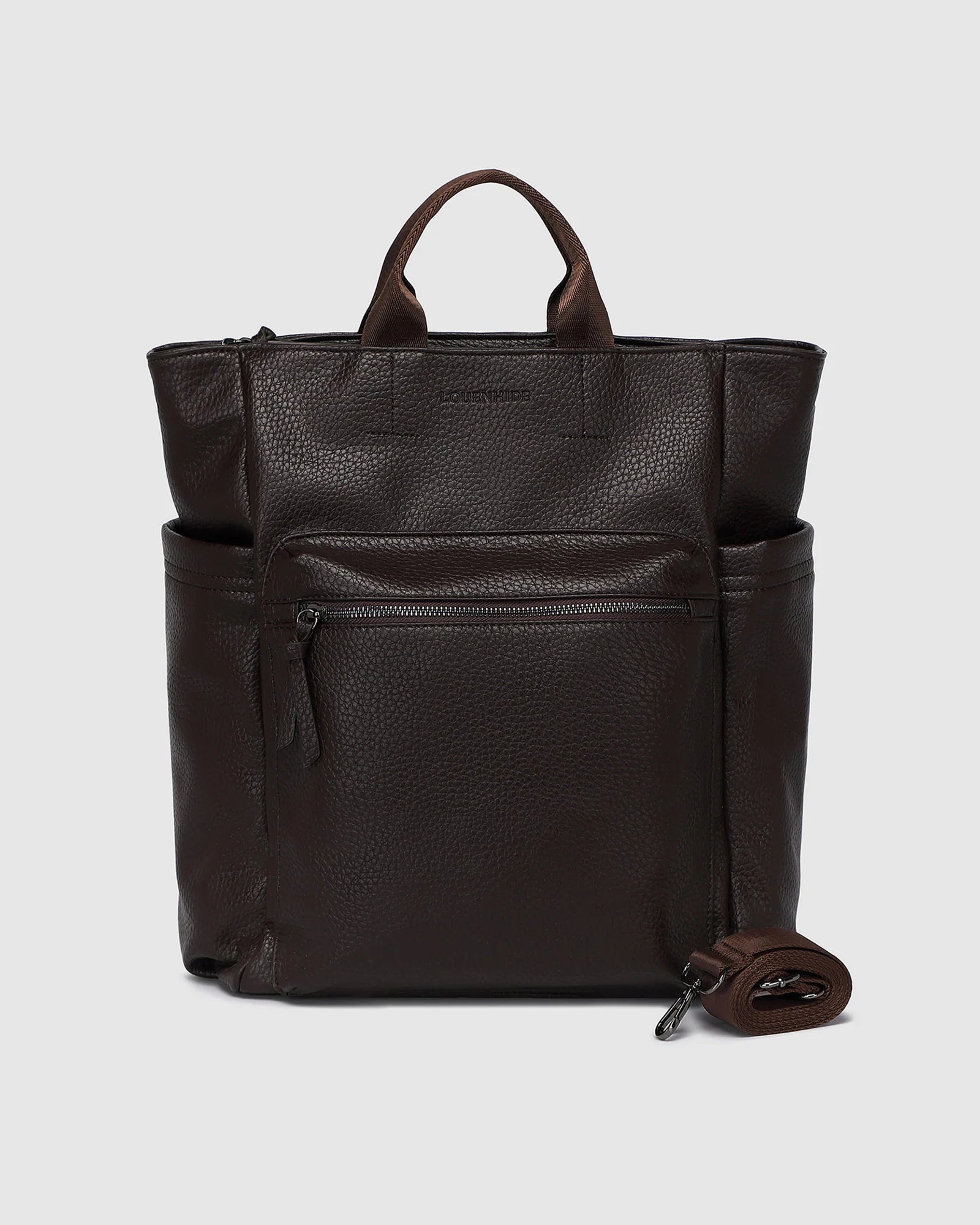 Bronx Backpack Chocolate Bags and Purses Louenhide