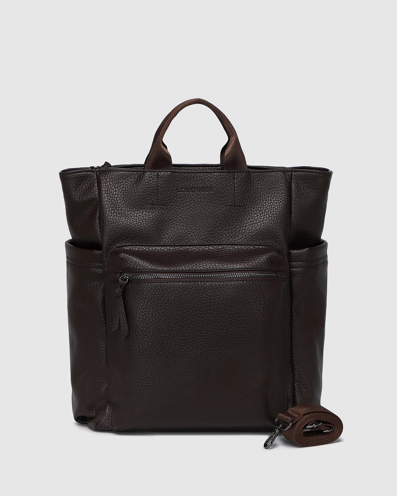 Bronx Backpack Chocolate Bags and Purses Louenhide