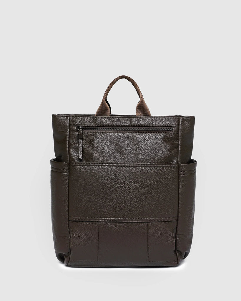 Bronx Backpack Chocolate Bags and Purses Louenhide