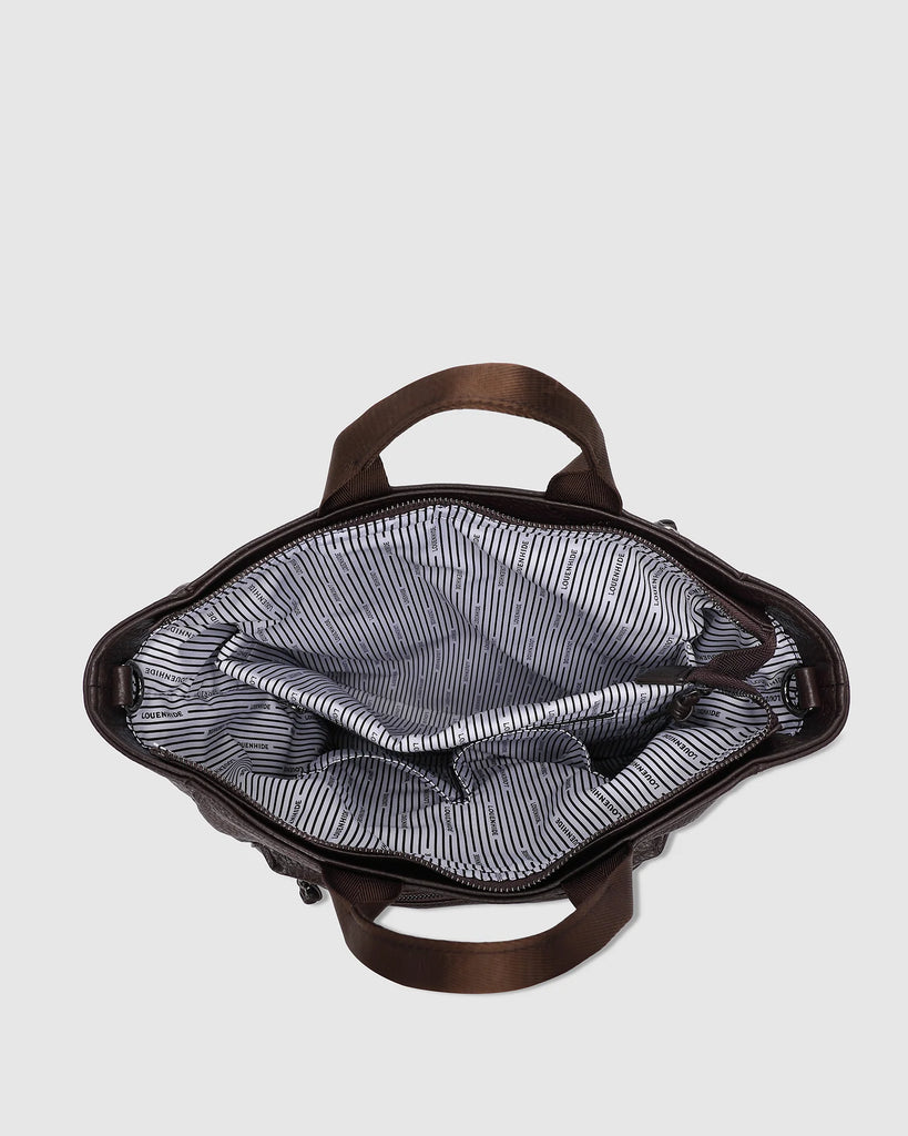 Bronx Backpack Chocolate Bags and Purses Louenhide