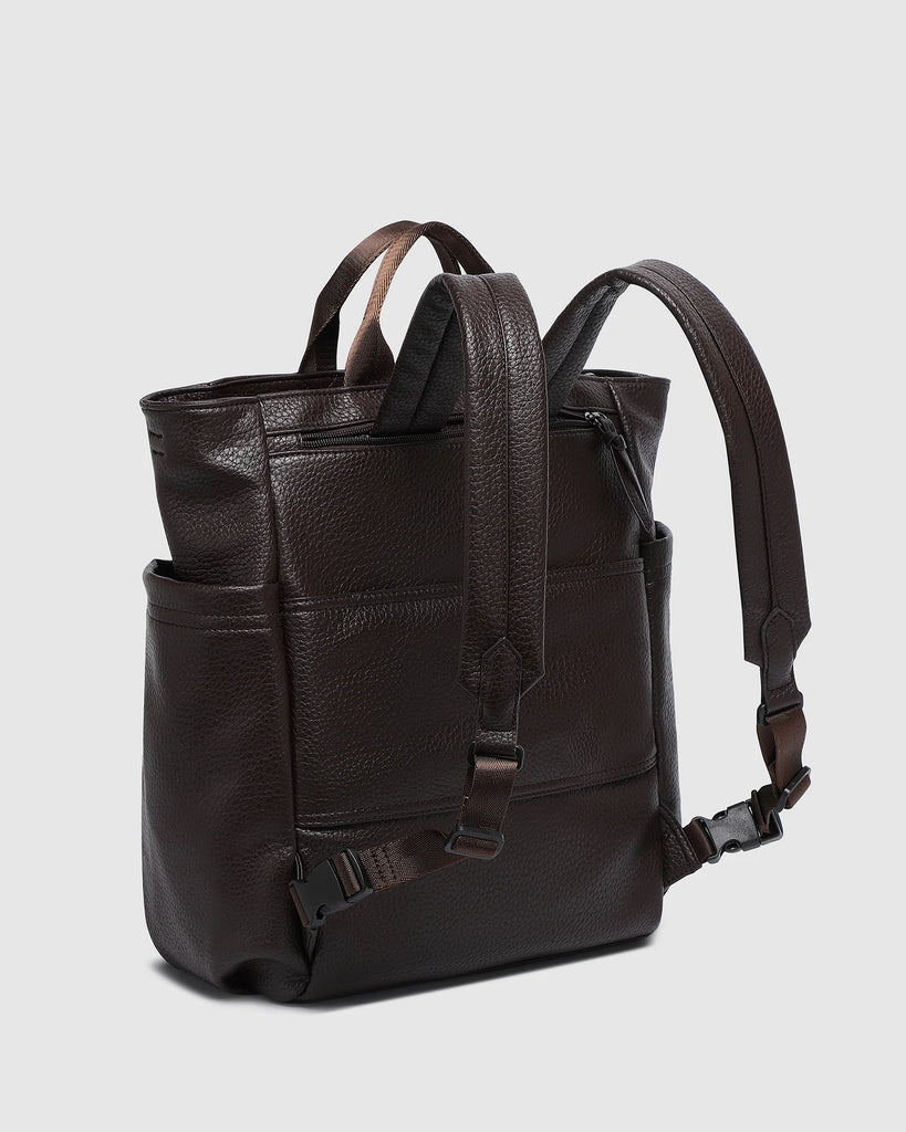 Bronx Backpack Chocolate Bags and Purses Louenhide