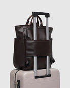 Bronx Backpack Chocolate Bags and Purses Louenhide