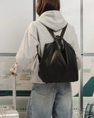 Miley Convertible Backpack Black Bags and Purses Louenhide