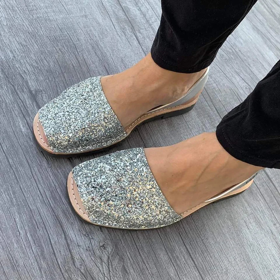 Pons Original Glitter Shoes Silver - Global Free Style