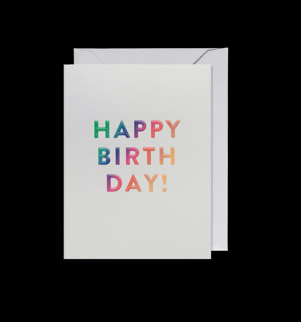 Happy Birthday! Rainbow Mini Card Cards and Wrap Lagom Design