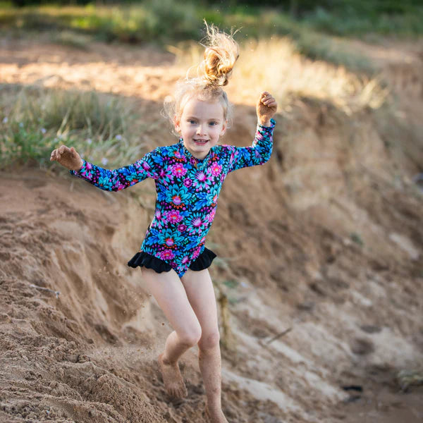 Harla Open Back Girls Swimwear Kids Dresses Fernleigh Avenue