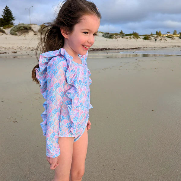 Georgia Long Sleeve Swimsuit Kids Dresses Fernleigh Avenue