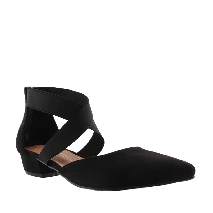 Ella Shoe Black Suede Shoes Step on Air   