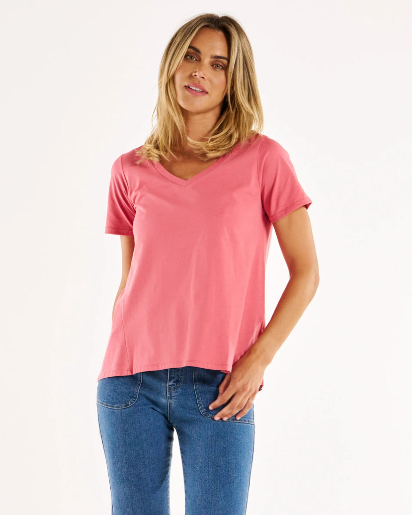 Luella Tee Dusty Rose Tops Betty Basics   