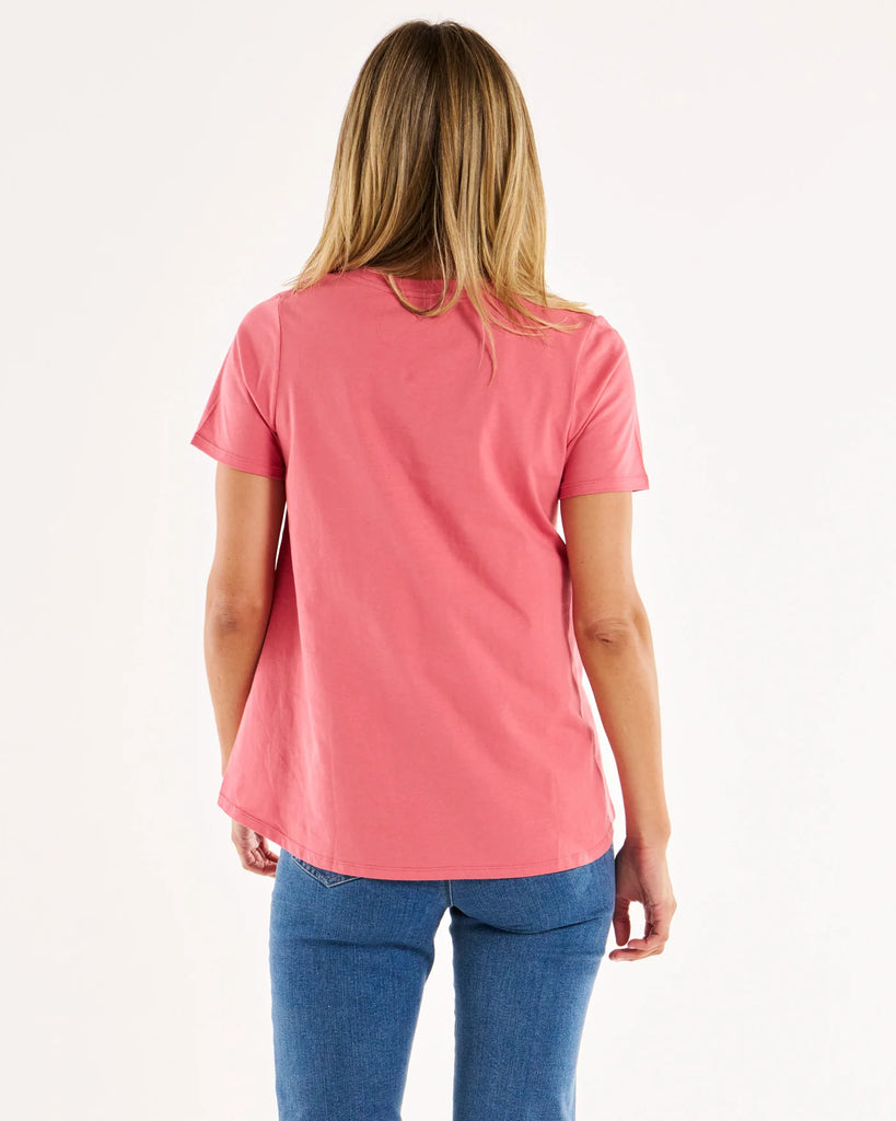 Luella Tee Dusty Rose Tops Betty Basics   