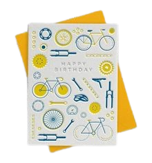 Greeting Card - Birthday Bicycle Cards and Wrap Waterlyn