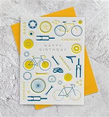 Greeting Card - Birthday Bicycle Cards and Wrap Waterlyn