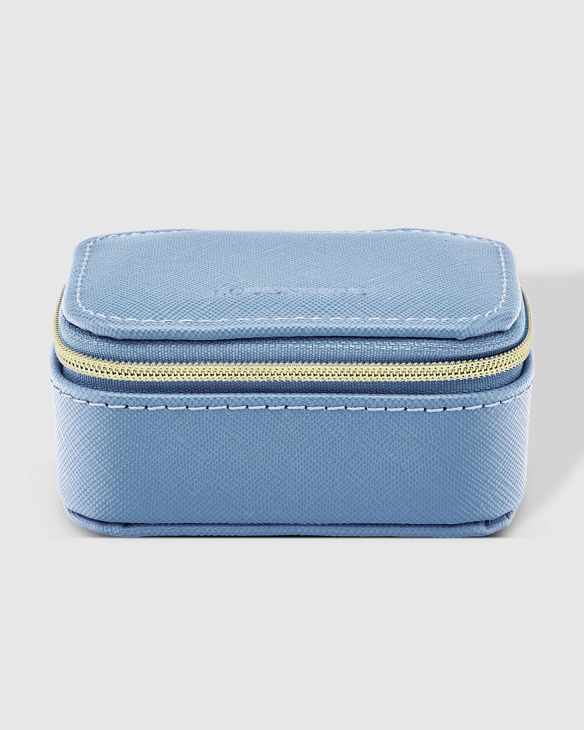 Suzie Jewellery Box Cloudy Blue Bags and Purses Louenhide   