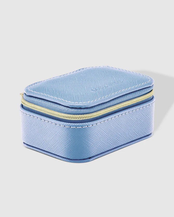 Suzie Jewellery Box Cloudy Blue Bags and Purses Louenhide   