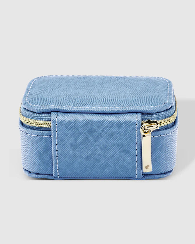 Suzie Jewellery Box Cloudy Blue Bags and Purses Louenhide   