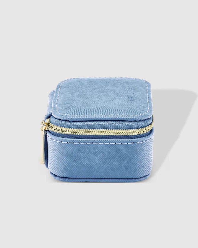 Suzie Jewellery Box Cloudy Blue Bags and Purses Louenhide   