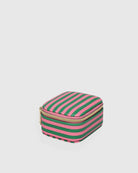 Suzie Stripe Jewellery Box Green/Bubblegum Pink Gifts and Accessories Louenhide