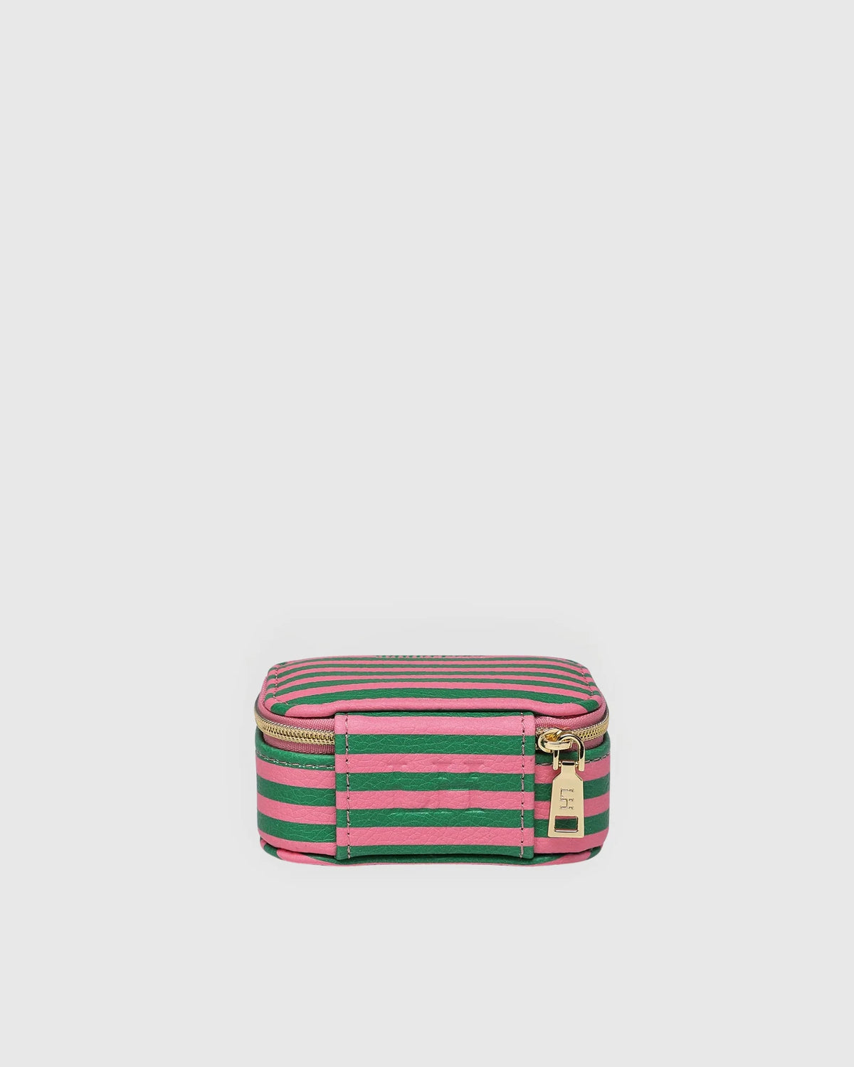 Suzie Stripe Jewellery Box Green/Bubblegum Pink Gifts and Accessories Louenhide
