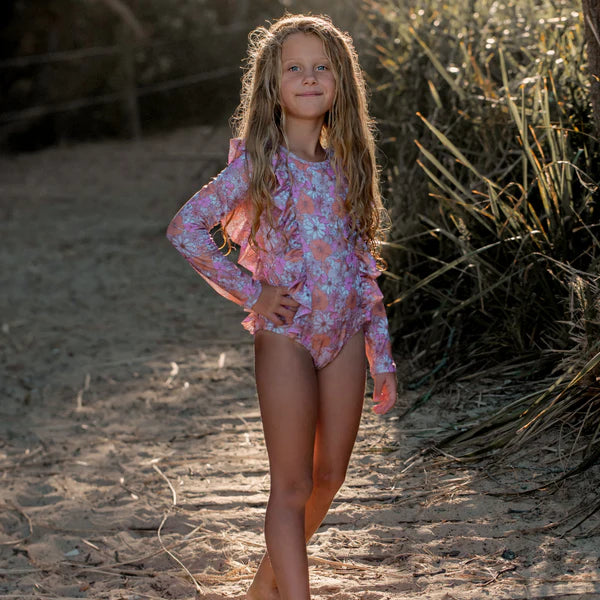 Tessa Kids Long Sleeve Swimsuit Kids Dresses Fernleigh Avenue