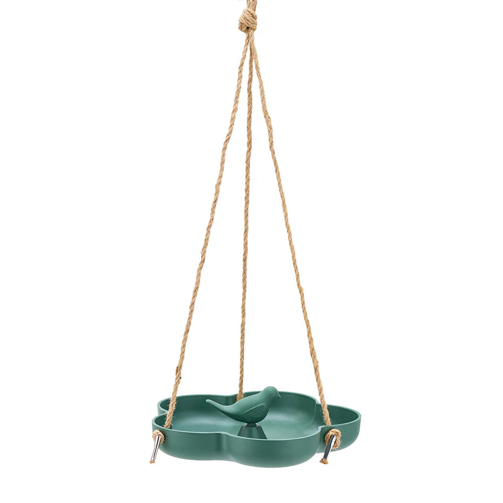Bamboo Bird Feeder Large Green Flower Gifts and Accessories Annabel Trends