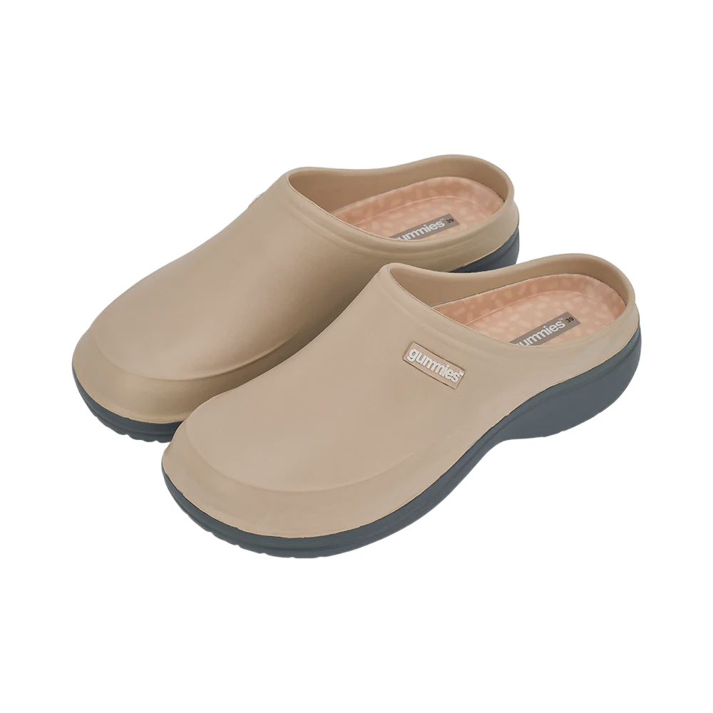 Gummies Memory Foam Clog Taupe Shoes Annabel Trends   