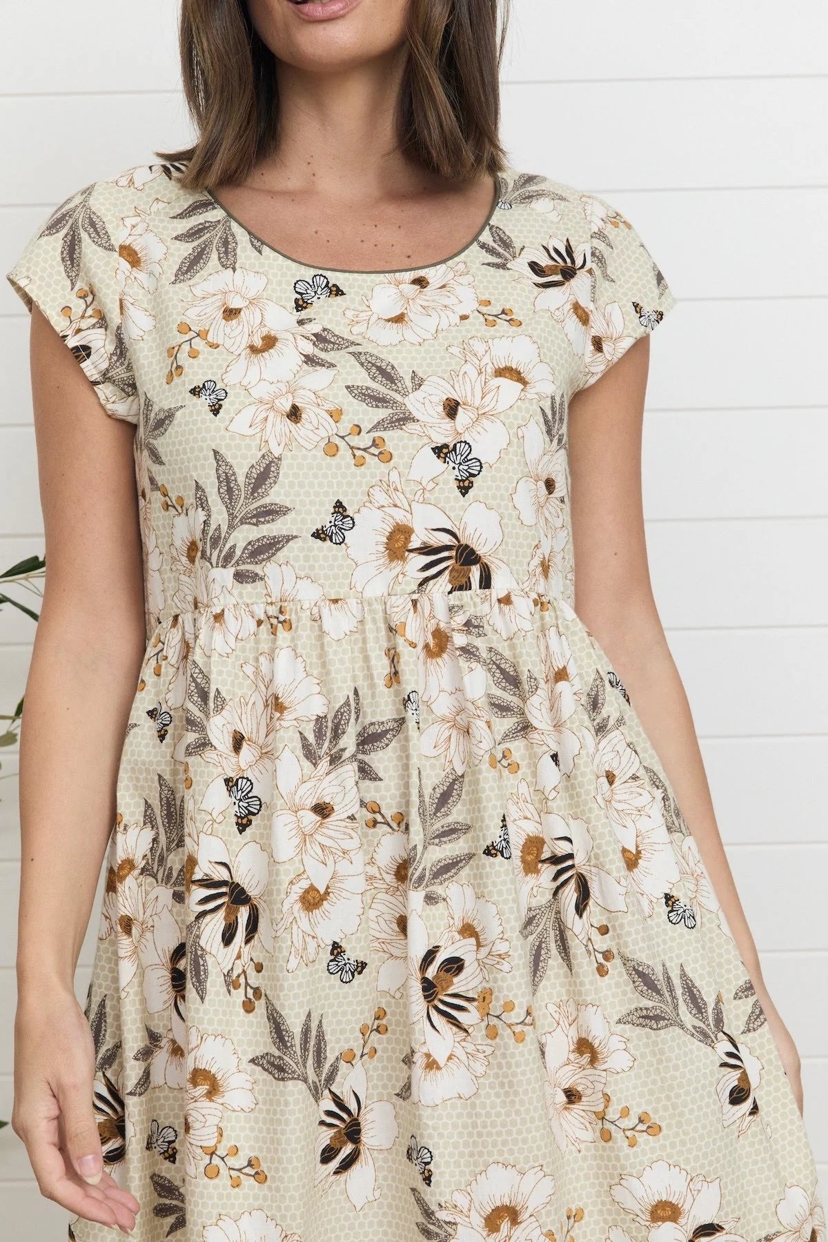 Lina Dress Honeycomb - Global Free Style