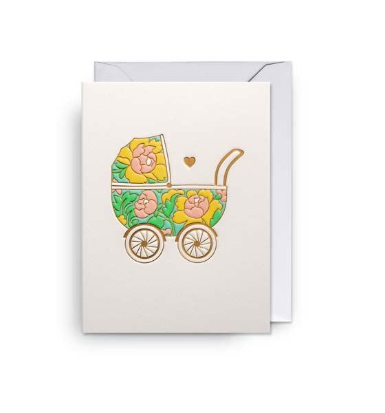 Pram Mini Card Cards and Wrap Waterlyn