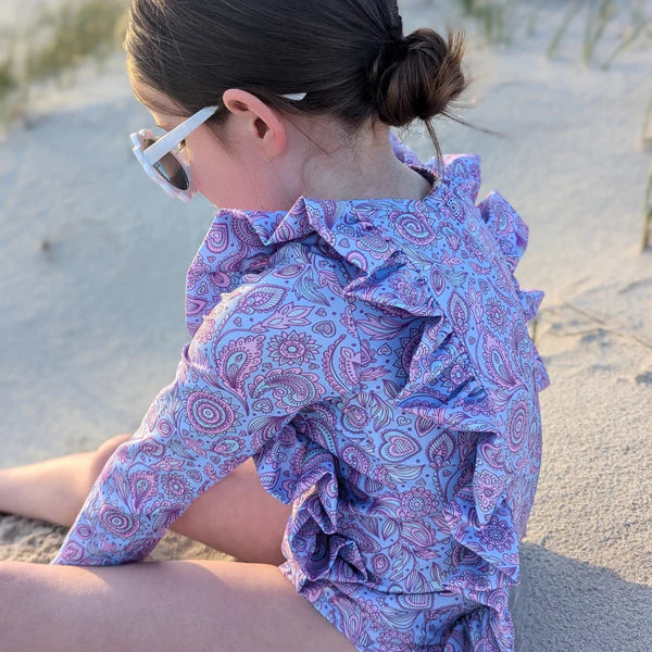 Ava Kids Long Sleeve Swimsuit Kids Dresses Fernleigh Avenue