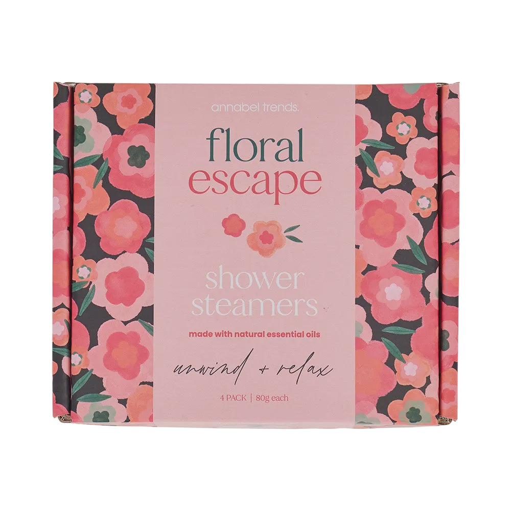 Shower steamer cdu gift box floral escape 4pc Gifts and Accessories Annabel Trends   