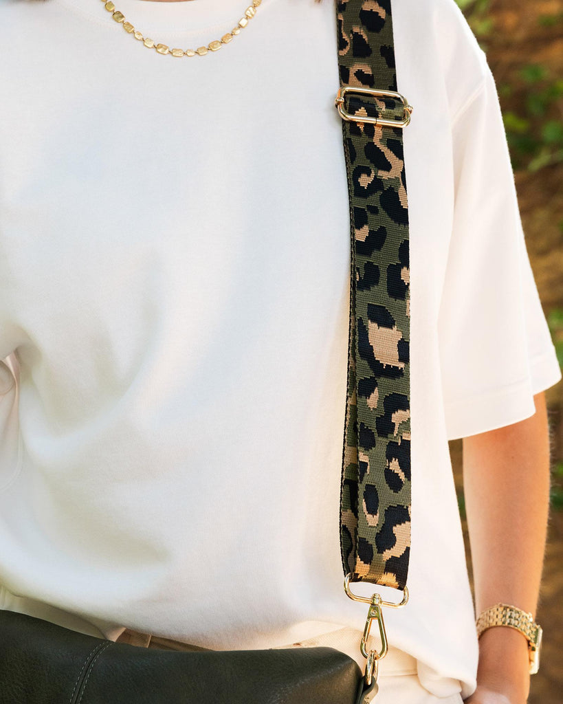 Daisy Crossbody Bag with Tyler Strap Khaki - Global Free Style