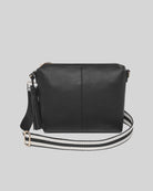 Daisy Stripe Crossbody Bag Black Bags and Purses Louenhide