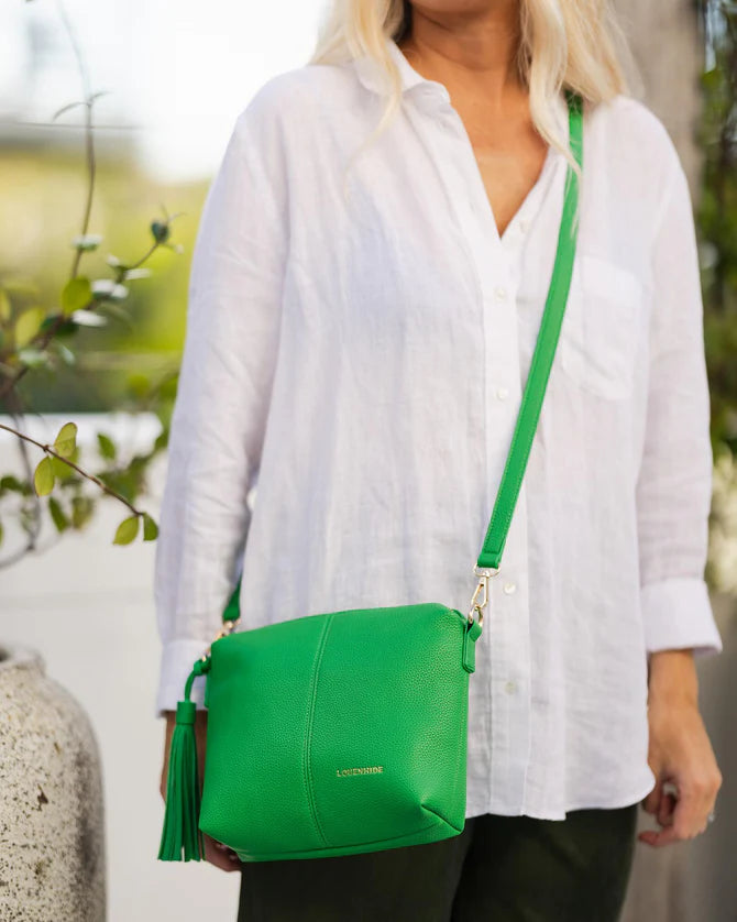 Kasey Crossbody Bag Apple Green Bags and Purses Louenhide   