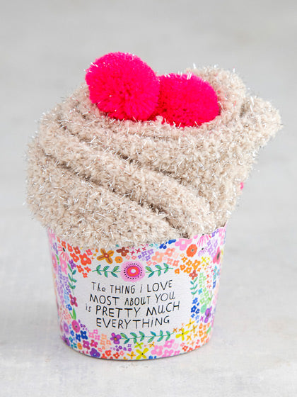 Natural Life Cupcake Sock The Thing I Love Most Socks Natural Life Default Title  